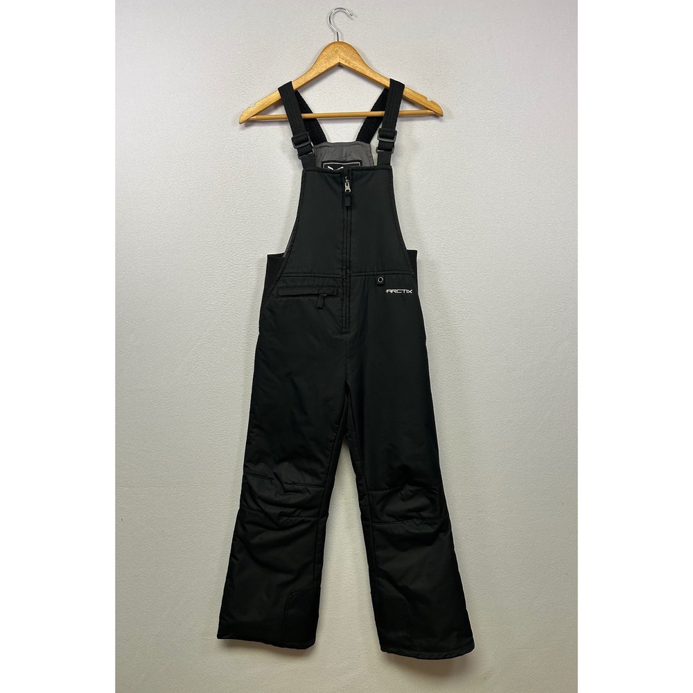 Winter Ski Arctix Youth‎ XL Black Insulated Snow Bib Overalls 1550
